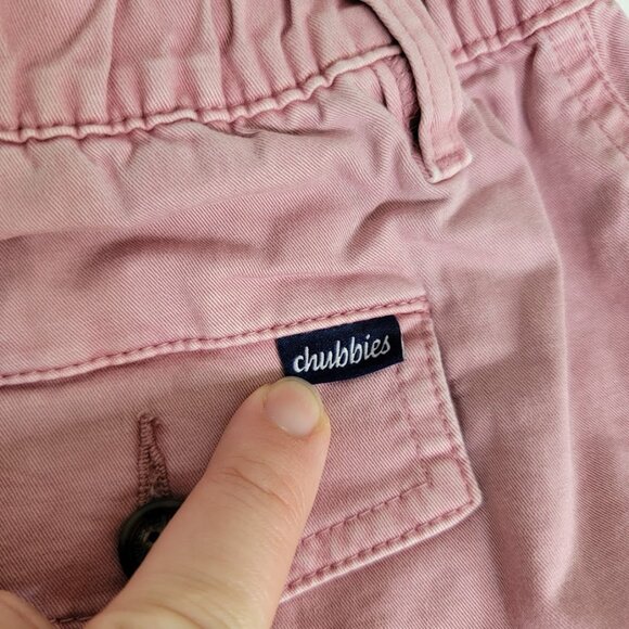 Chubbies Mens Red Originals 7” Shorts Sz XL Regular Fit Stretch Elastic Waist - Picture 5 of 13